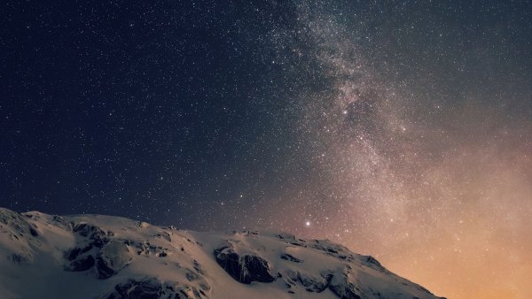 Ночное небо в горах