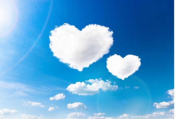 Сердечко в небе