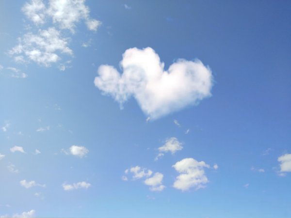 Облако в виде сердца
