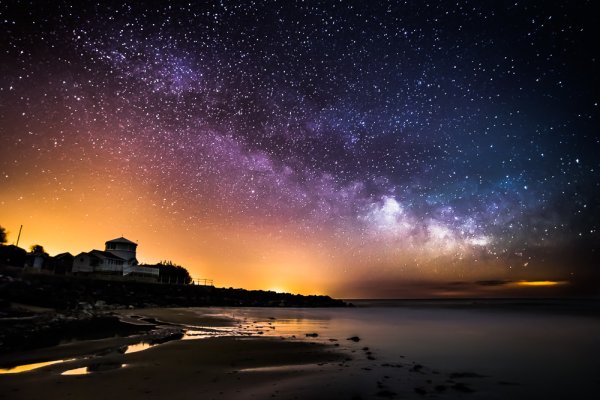 Ночной Монмартр фото