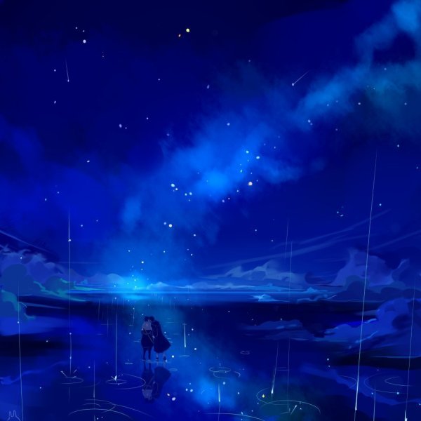 Ночное небо аниме