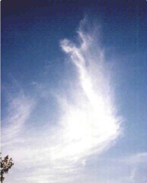 Лик Божий в небе