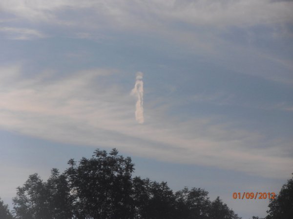 Богородица в небе