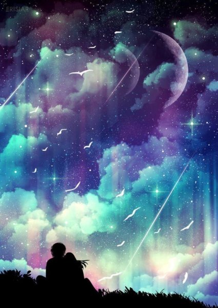 Парень космос арт