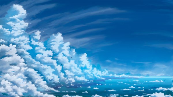 Небо с облаками