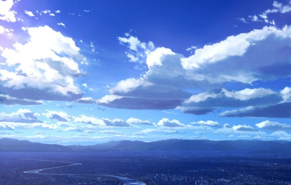 Небо с облаками