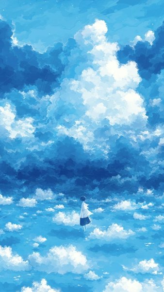 Небо из аниме