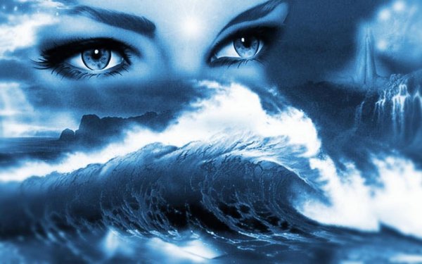 Мужские глаза в небе