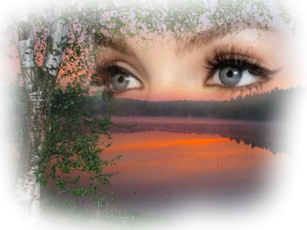 Сияющие счастливые глаза