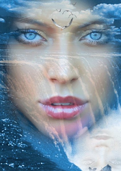 Сияющие счастливые глаза