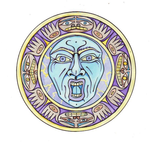 Уран Бог древней Греции арт