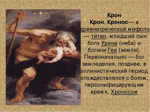 Уран Бог древней Греции