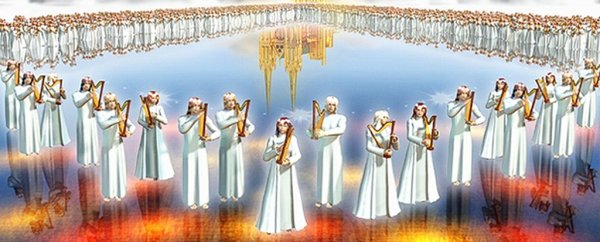 Город новый Иерусалим в небесах