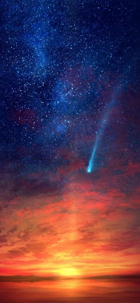 Млечный путь и Луна