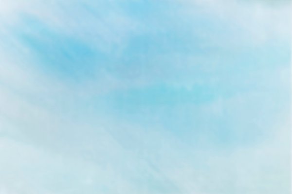 Нежно голубое небо