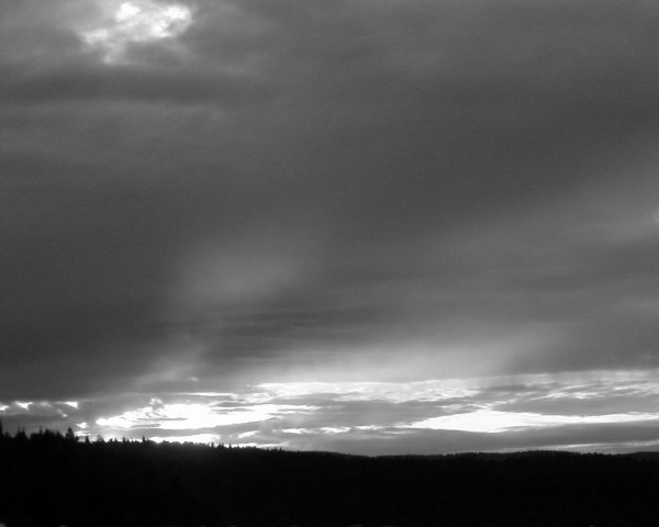 Темное небо без облаков