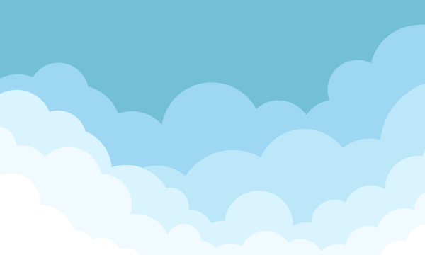 Небо мультяшное