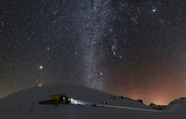 Зимнее звездное небо