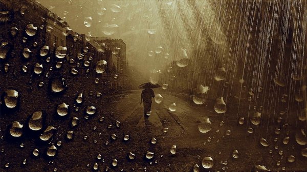 Туча с дождем