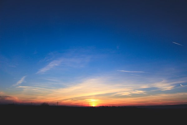 Раннее утро небо