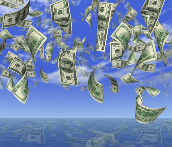 Деньги падают