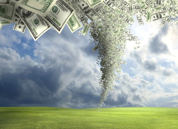 Деньги падают с неба