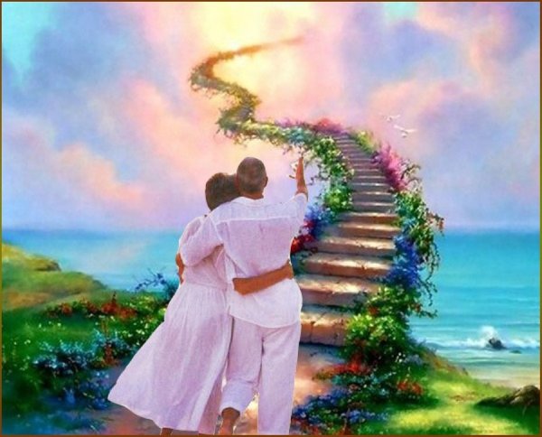 Душа улетает в небо