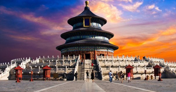 Храм неба Тяньтань Китай КНР Пекин
