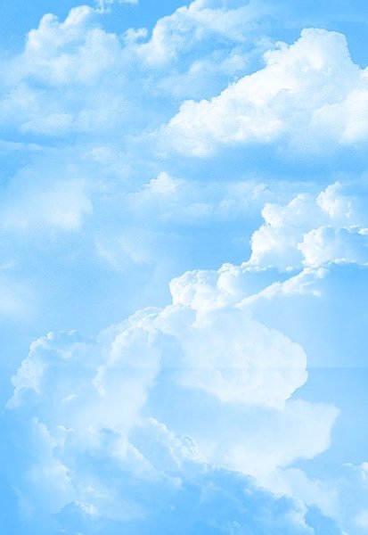 Светло голубое небо