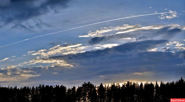 Панорама река небо