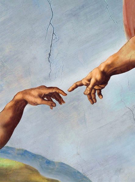 Дети протягивают друг другу руки