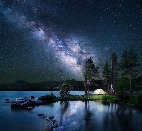 Красивое ночное небо