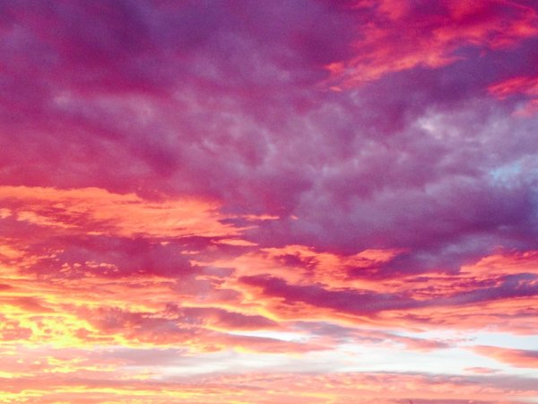 Сиреневое небо
