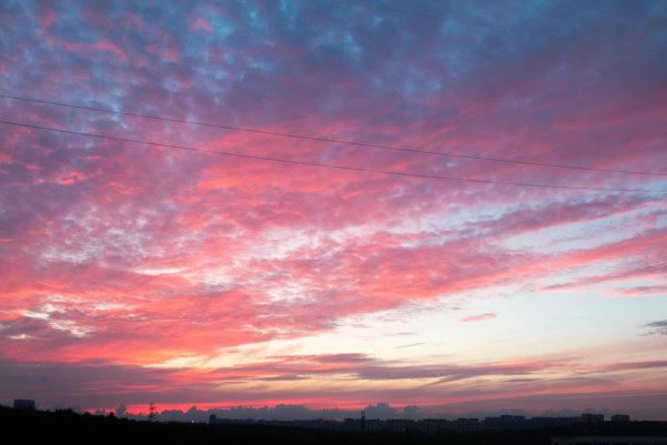 Розовое небо