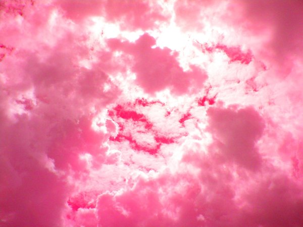 Розовые облака закат