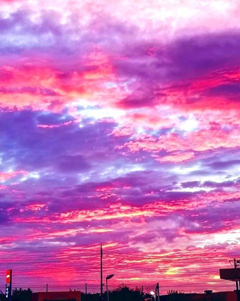 Розовое небо