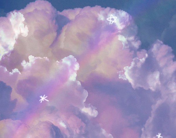 Светло сиреневое небо