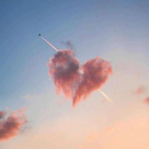 Сердечко из самолетов