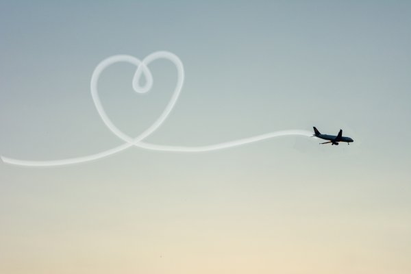 Открытка "самолёт"