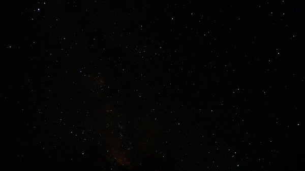 Черное небо со звездами