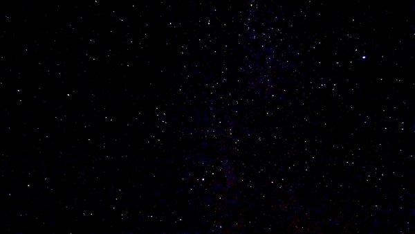 Черное небо со звездами