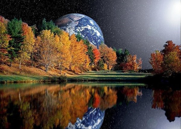 Осень на планете земля