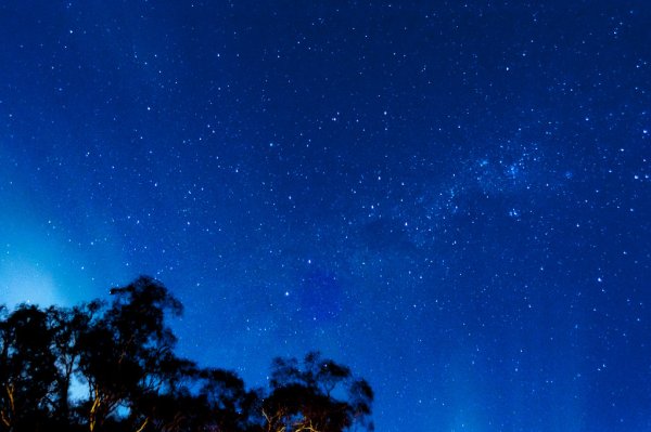 Ночное небо цвета индиго