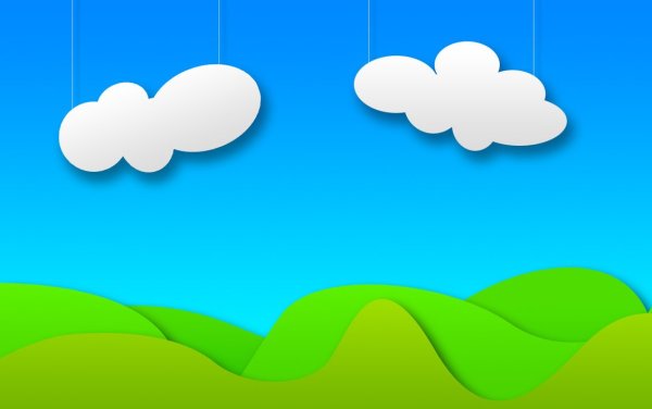 Фон небо с облаками для детей