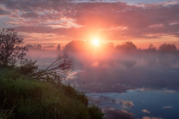 Красивый рассвет