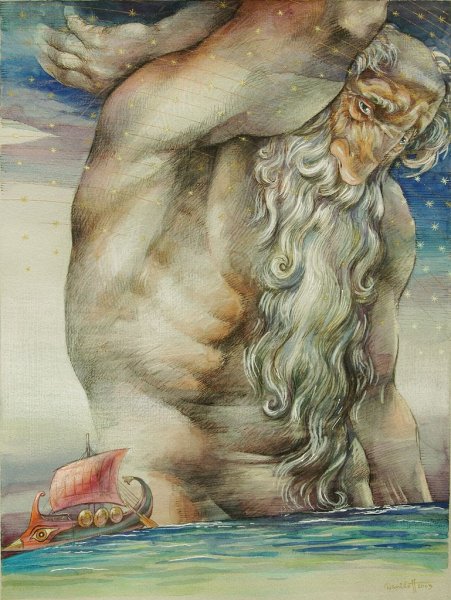 Титан Атлант в мифологии