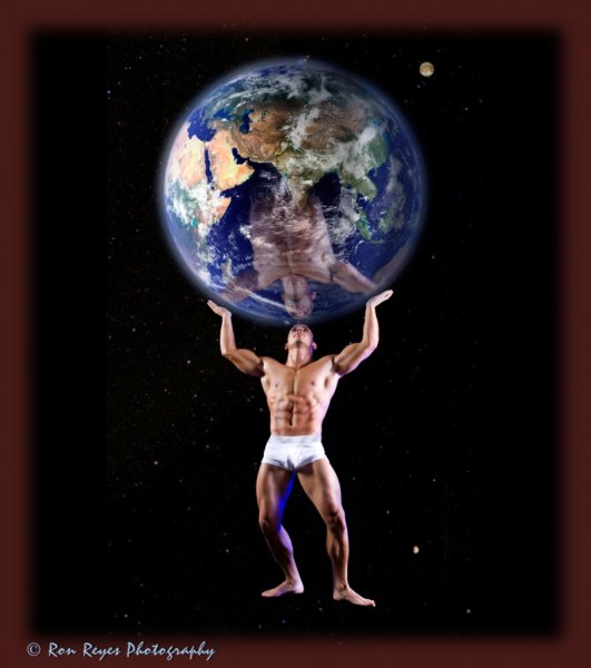 Атлант Титан скульптура