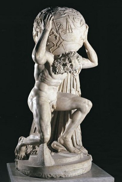 Атлант и яблоки Гесперид