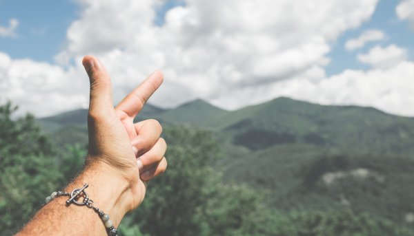 Памятник среднему пальцу