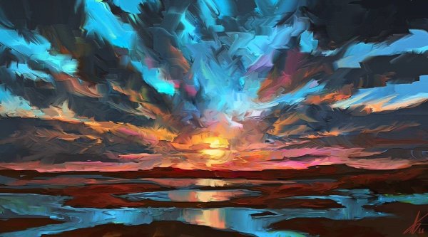 Абстракционизм пейзаж